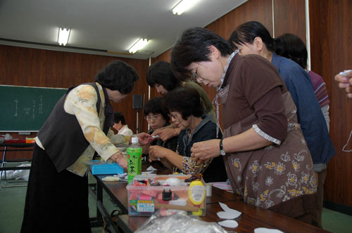 制作作業のようす