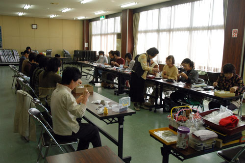 制作作業のようす