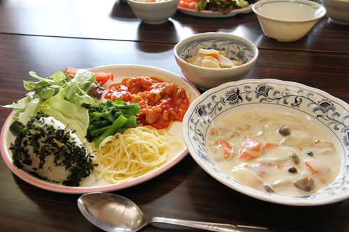 できあがった料理