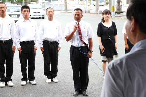 永田監督のあいさつ