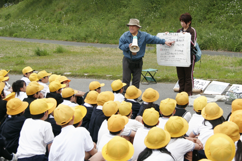 深川川漁業組合による説明