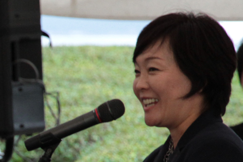 前夜祭に出席した安倍昭恵さん