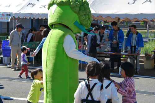 キャラクターは子どもに大人気