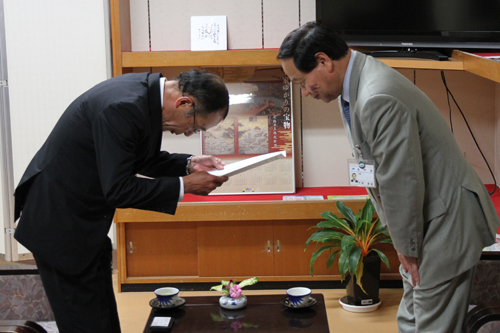 続いて兼安二郎代表取締役社長へ