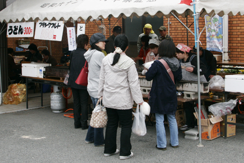 うどん販売コーナー