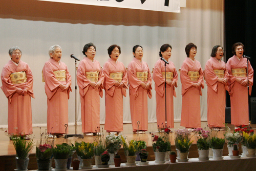 深川哲泉会による詩吟発表