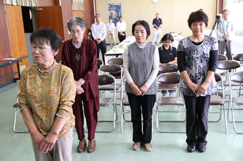 表彰式のようす