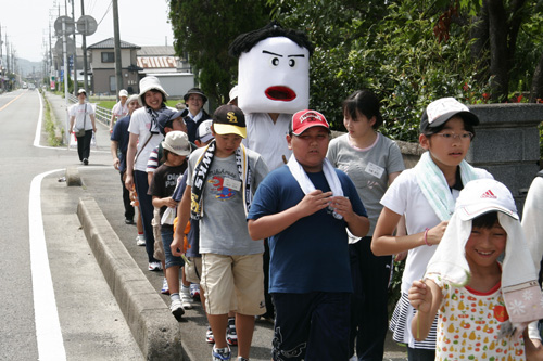 三隅駅を目指して移動