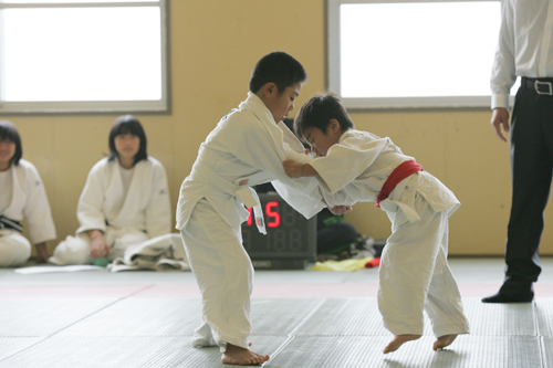 柔道は幼児の部も開催