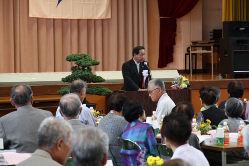 大西市長が主催者を代表してあいさつ