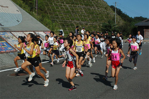 １周コースの第１回目のスタート