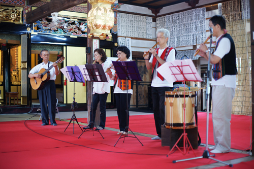 グルーポ長門によるアンデス楽器演奏