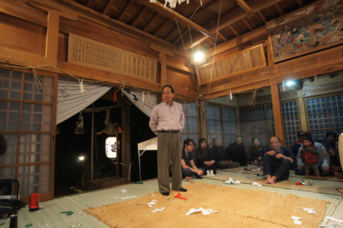 大西市長も黄幡社を訪れた