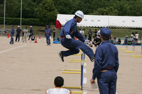 さあ、火事だ、の競技のようす