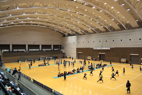 熱戦が繰り広げられた会場