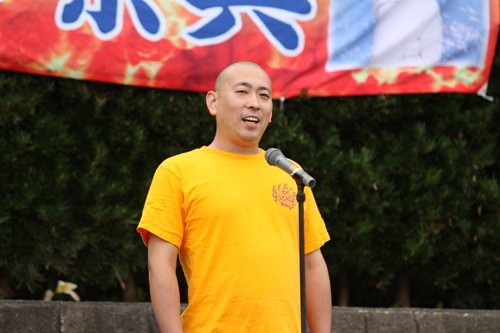 田立実行委員長があいさつ