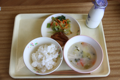 この日の給食