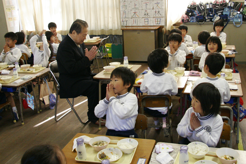 みんな一緒にいただきます！