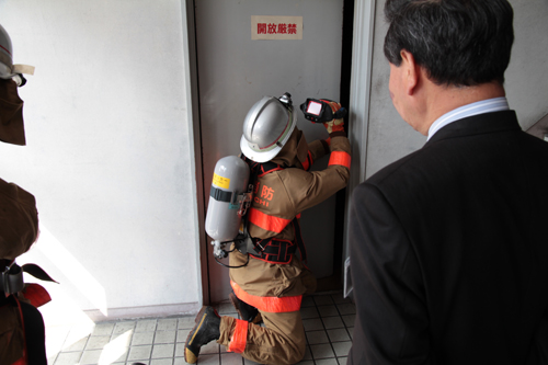 熱画像直視装置を使った訓練
