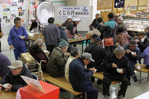試食会会場のようす