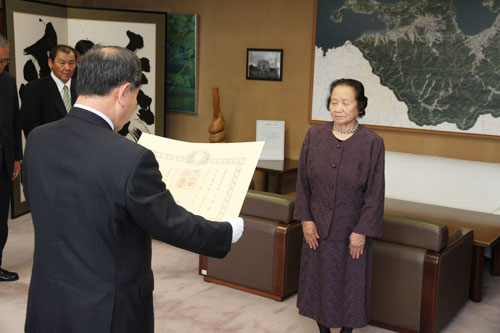 伝達式のようす