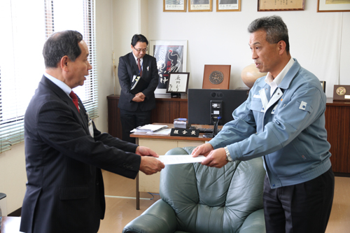 深川養鶏農業協同組合でも要請が行われた