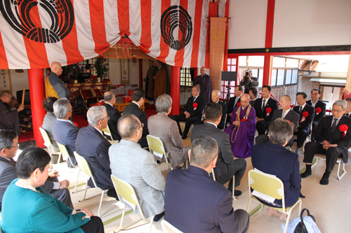 勧請50周年記念大祈祷祭のようす