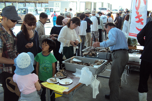 焼きがきも大人気