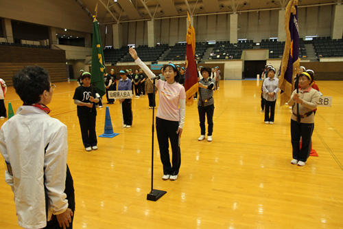 選手宣誓は仙崎の長井貞美さん