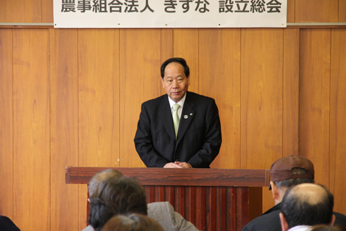 今日がゴールではなくスタートに、と大西市長