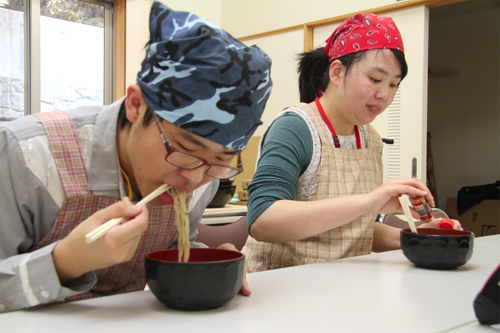 自分が打ったそばは格別