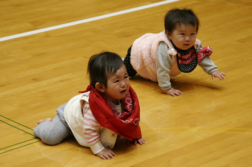 お母さんがこっちに来てよ！