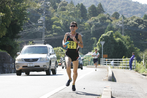 大内山の中継所手前での走り