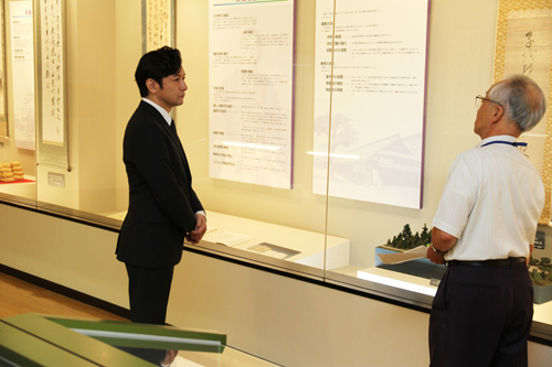 村田清風記念館の資料には、周布政之助の資料も展示