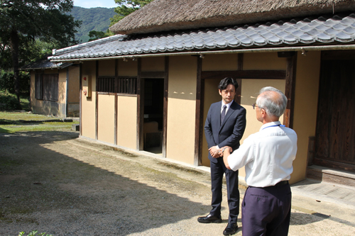 村田清風記念館そばの三隅山荘も訪れた