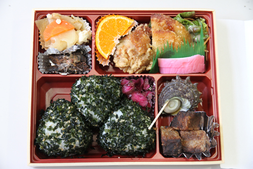 昼に提供された特別弁当