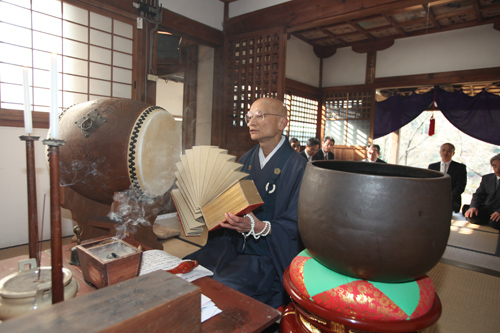 木村禅宮による祈祷