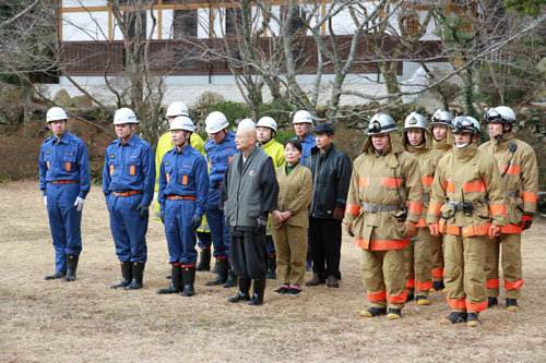 訓練に参加した人たち