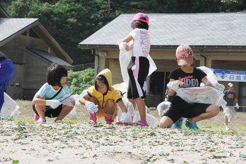 子どもたちも参加