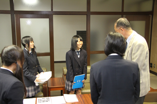 激励のお礼を全員で