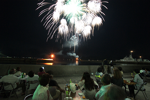 今年もきれいな花火が楽しめた