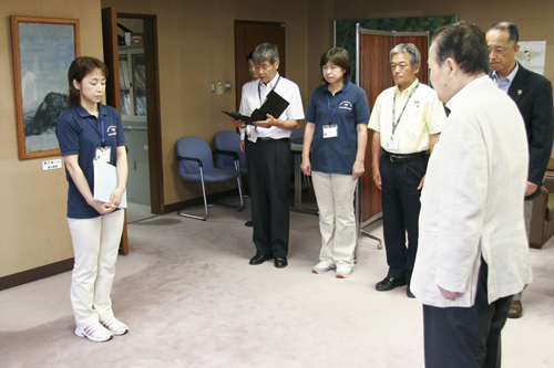 報告会のようす