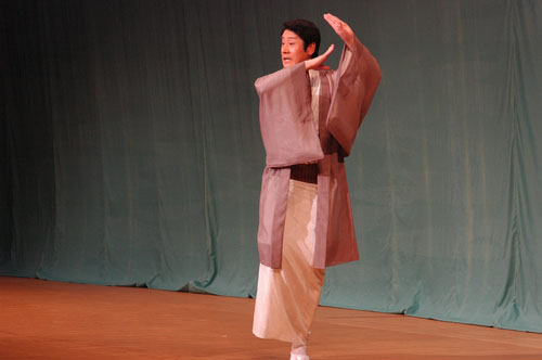 巧みな話術、笑三郎さんの歌舞伎講演