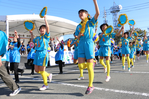 最優秀ながと市民総踊り大賞に輝いた仙崎バレースポーツ少年団