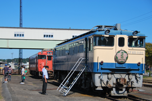 列車の展示