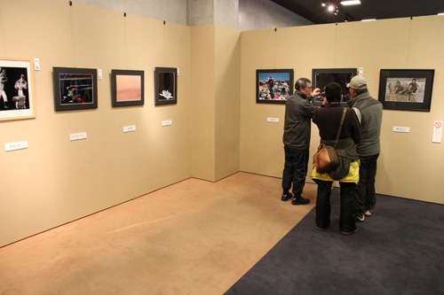 美術展会場のようす