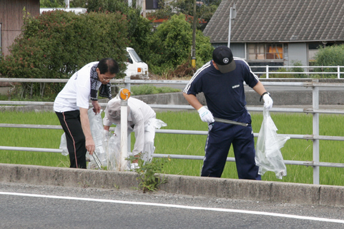 只の浜に向かうルート