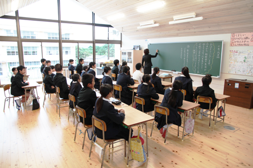 6年生の教室のようす