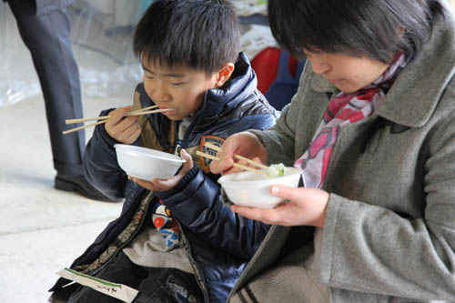 冬休み最後に七草がゆを食べる