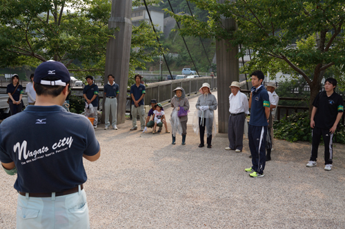 湯本地区では参加者が例年より少なめ